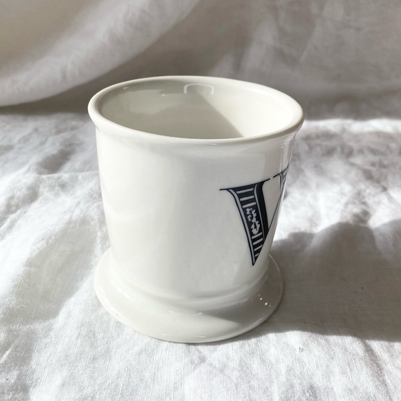 Anthropologie W Monogram Mug White with Black - Picture 7 of 12